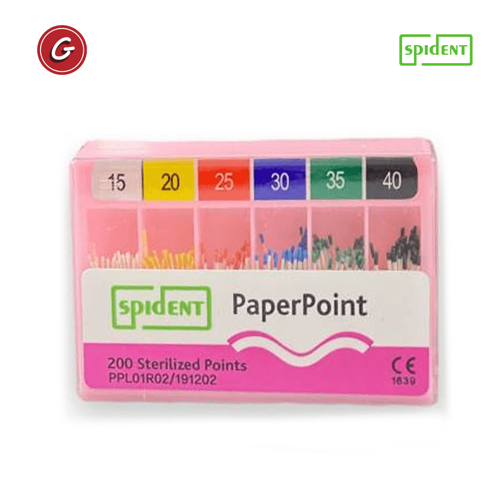 SPIDENT PUNTAS DE PAPEL ISO .02#15~#40