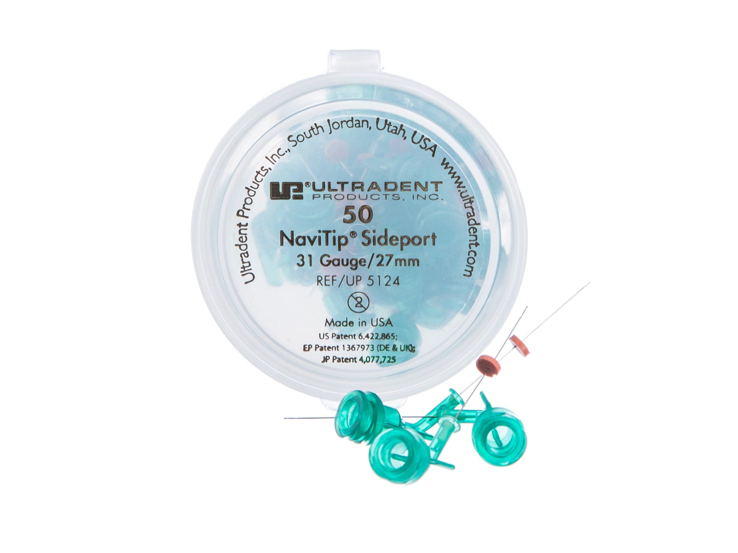 ULTRADENT NAVITIP 31G 27MM SIDEPORT (GREEN) 5123- PIEZA