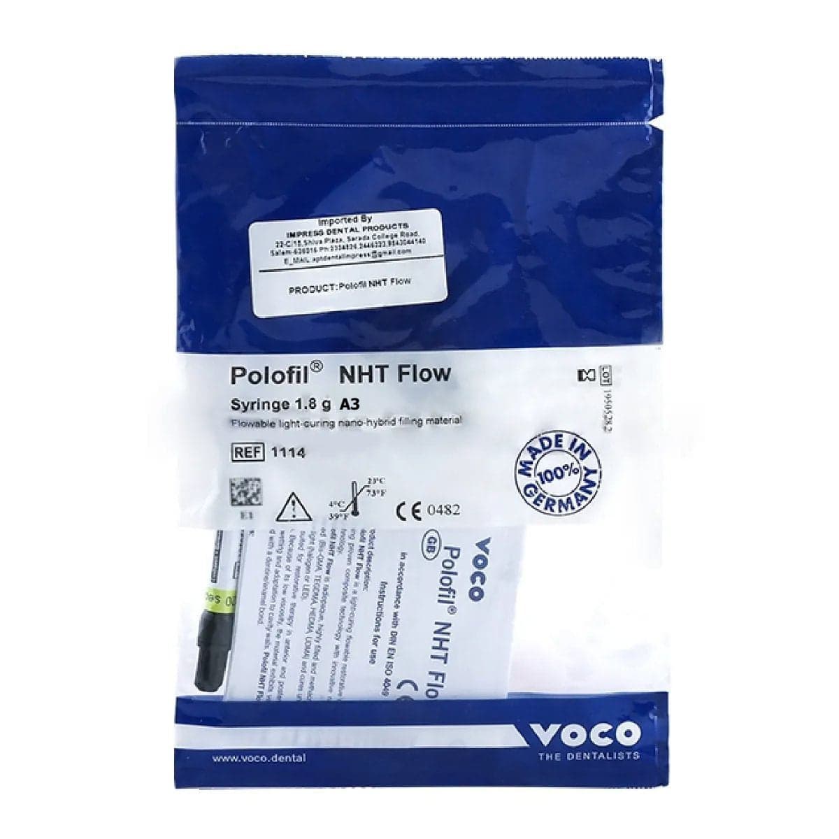 VOCO RESINA POLOFIL NHT FLOW A1 JGA 1,8 GR 1113